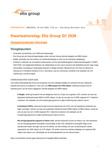 Thumbnail Elia Group Quarterly Report 2026-q1