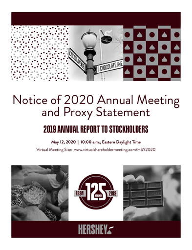 Vorschaubild The Hershey Company Jahresbericht 2019