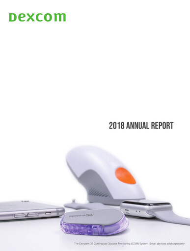 Thumbnail DexCom Annual Report 2018