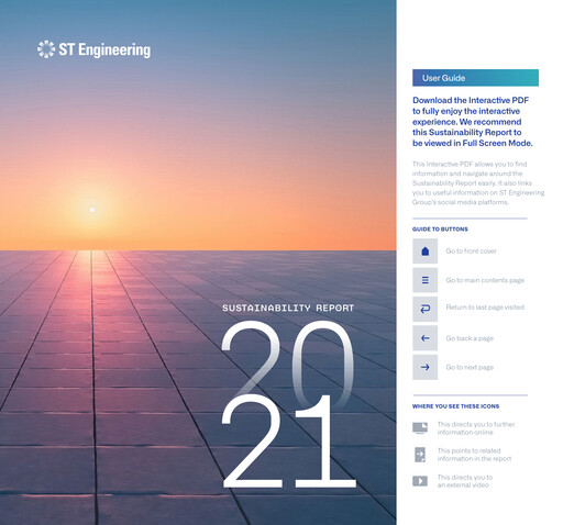 Vorschaubild ST Engineering
 Nachhaltigkeitsbericht 2021