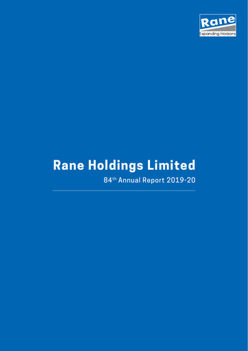 Vorschaubild Rane Holdings Jahresbericht 2019-2020