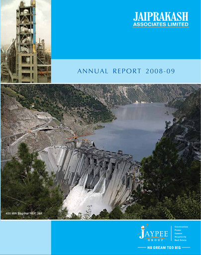 Thumbnail Jaypee Group
 Annual Report 2008-2009