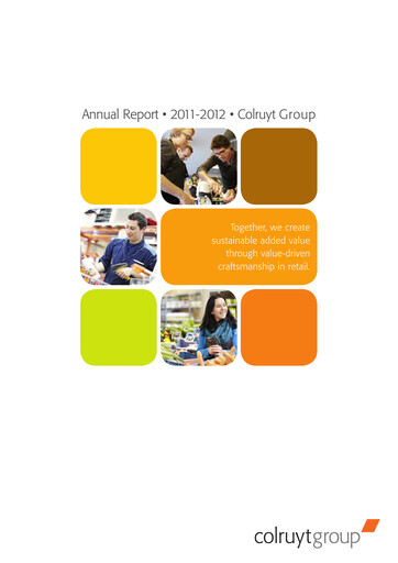 Thumbnail Colruyt Annual Report 2011-2012