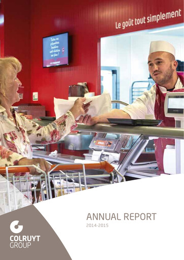 Thumbnail Colruyt Annual Report 2014-2015