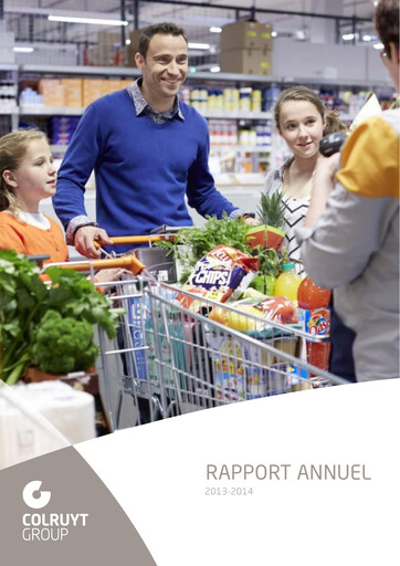 Thumbnail Colruyt Annual Report 2013-2014