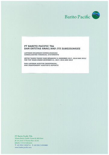 Thumbnail Barito Pacific
 Financial Statement 2017