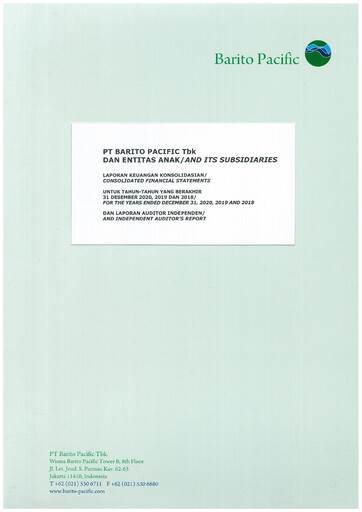Thumbnail Barito Pacific
 Financial Statement 2020