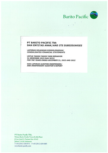Thumbnail Barito Pacific
 Financial Statement 2023