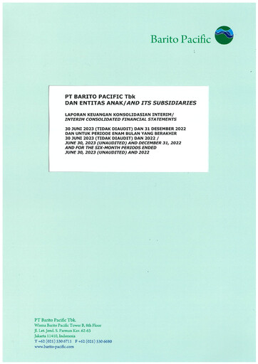 Miniature Barito Pacific
 Rapport semestriel 2023