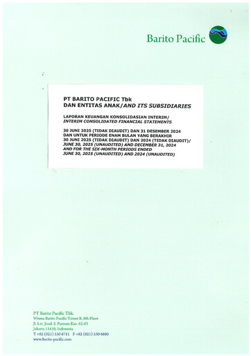 Miniature Barito Pacific
 Rapport semestriel 2025
