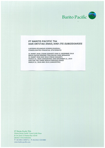 Thumbnail Barito Pacific
 Quarterly Report 2020-q1