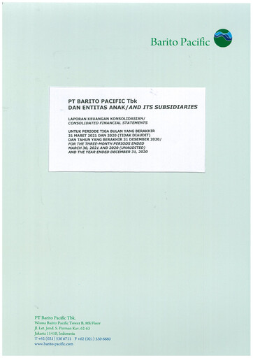 Thumbnail Barito Pacific
 Quarterly Report 2021-q1