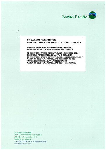 Miniature Barito Pacific
 Rapport trimestriel 2025-q1