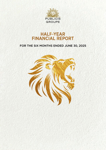Thumbnail Publicis Groupe
 Financial Report 2025-h1