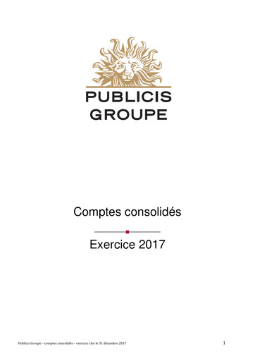 Thumbnail Publicis Groupe
 Financial Statement 2017