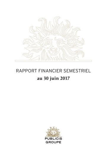 Thumbnail Publicis Groupe
 Half-year Report 2017-h1