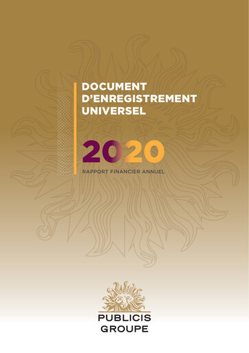 Thumbnail Publicis Groupe
 Universal Registration Document 2020