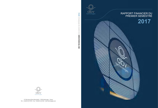 Thumbnail DBV Technologies Half-year Report 2017-h1