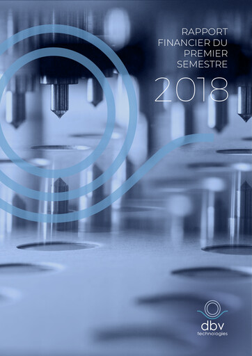 Thumbnail DBV Technologies Half-year Report 2018-h1
