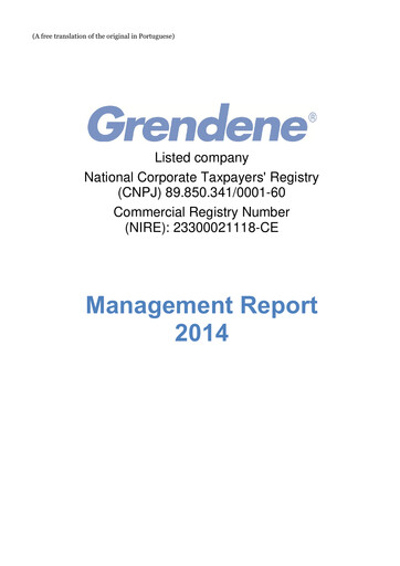Miniature Grendene Rapport annuel 2014