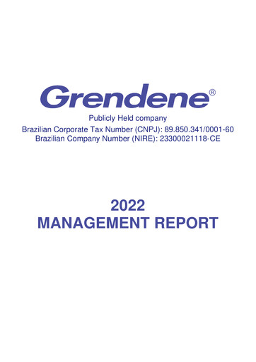 Miniature Grendene Rapport annuel 2022
