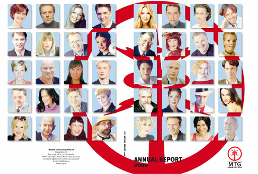 Miniature Modern Times Group (MTG)  Rapport annuel 2000