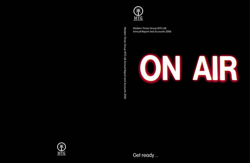 Miniature Modern Times Group (MTG)  Rapport annuel 2006