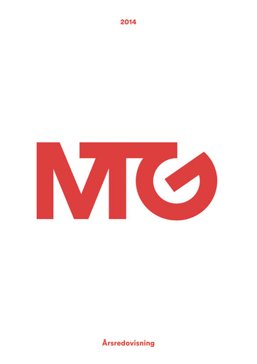 Thumbnail Modern Times Group (MTG)  Annual Report 2014