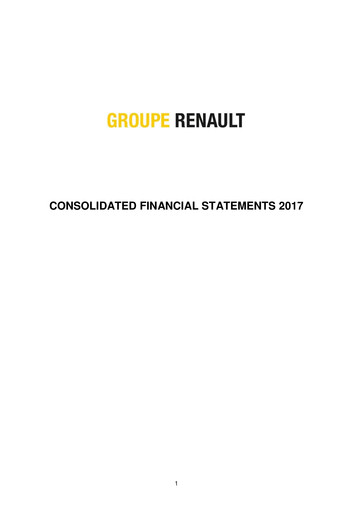 Thumbnail Renault Financial Statement 2017