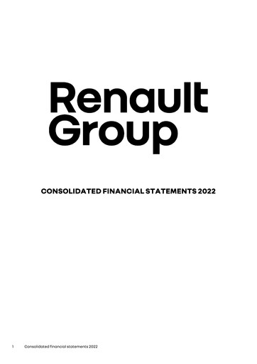 Thumbnail Renault Financial Statement 2022