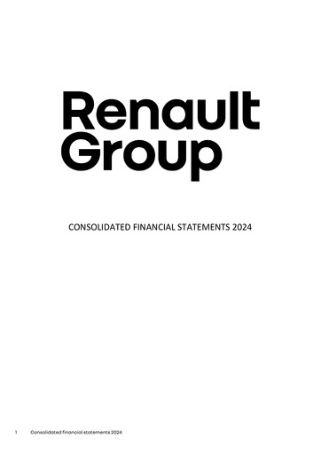 Thumbnail Renault Financial Statement 2024
