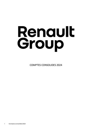 Thumbnail Renault Financial Statement 2024