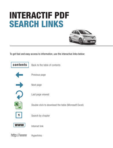 Miniature Renault Document d'enregistrement universel 2017