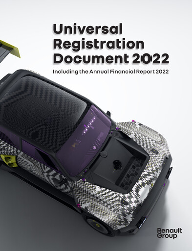 Miniature Renault Document d'enregistrement universel 2022