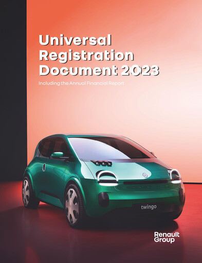 Miniature Renault Document d'enregistrement universel 2023