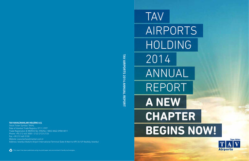 Thumbnail TAV Airports Holding Annual Report 2014