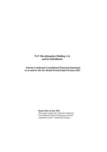 Thumbnail TAV Airports Holding Half-year Report 2023