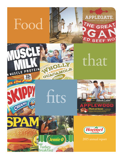 Miniature Hormel Foods Rapport annuel 2015