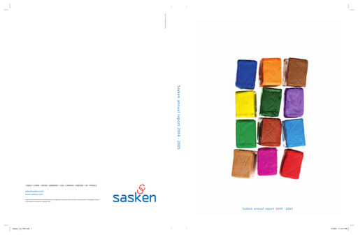 Thumbnail Sasken Technologies
 Annual Report 2004-2005