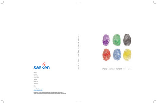 Thumbnail Sasken Technologies
 Annual Report 2005-2006