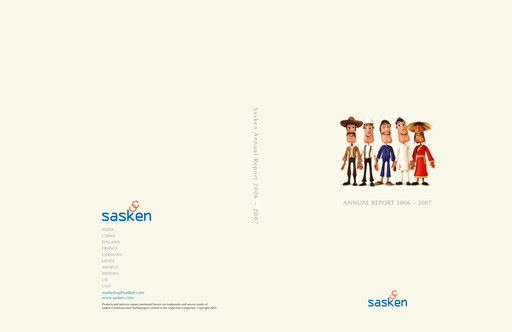 Thumbnail Sasken Technologies
 Annual Report 2006-2007