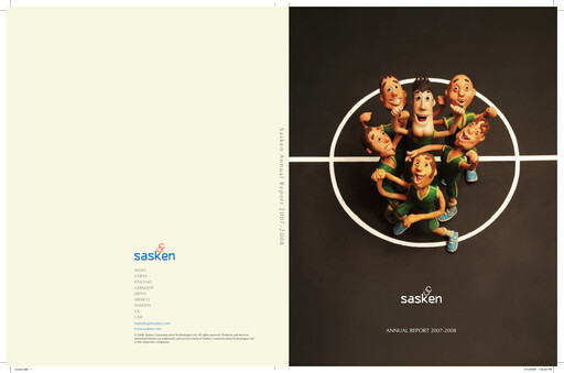 Thumbnail Sasken Technologies
 Annual Report 2007-2008