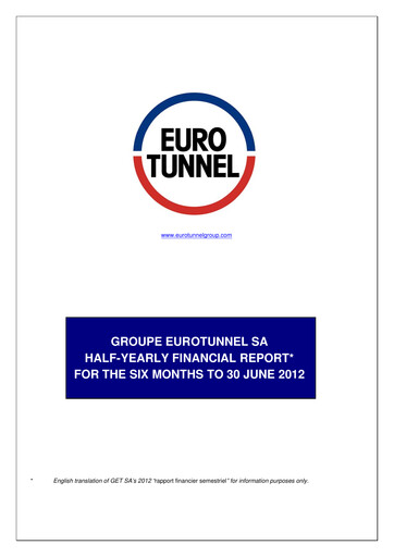 Thumbnail Getlink Half-year Report 2012-h1