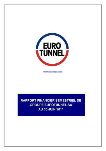 Thumbnail Getlink Half-year Report 2011-h1