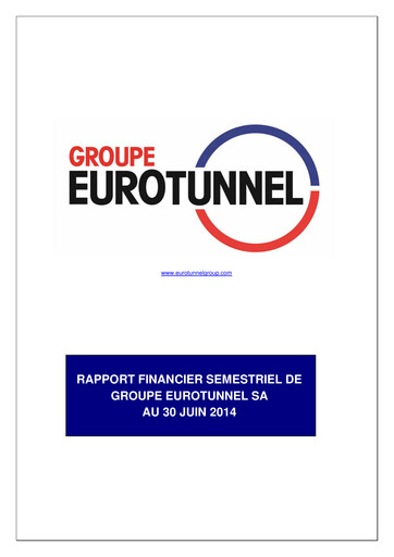 Thumbnail Getlink Half-year Report 2014-h1