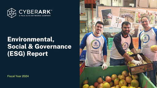 Thumbnail CyberArk Software ESG Report 2024
