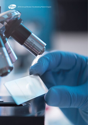 Miniature Pfizer Rapport annuel 2016