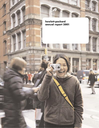 Thumbnail HP Annual Report 2001