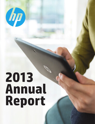 Thumbnail HP Annual Report 2013