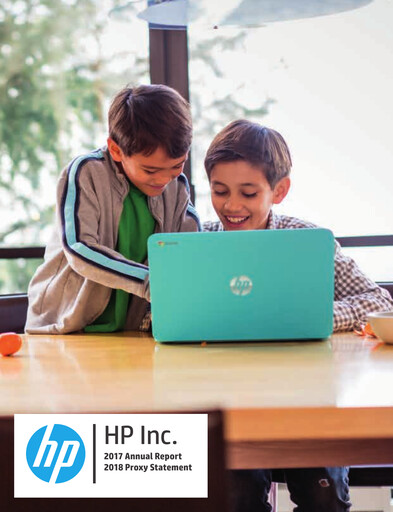 Thumbnail HP Annual Report 2017